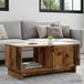 Maison Exclusive - Table basse en bois recyclé, 90 x 50 x 40 cm, fibre de bois