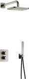 Hotbath Gal IBS40A inbouw regendoucheset thermostatisch met 2-weg stop-omstel