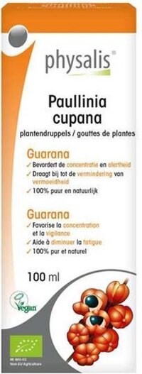 Physalis Plantendruppels Paullinia Cupana Vloeibaar 100ml