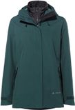 VAUDE Women's Neyland 3-in-1 Jacket, deep pond, Polyester, Size 48
