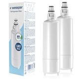 Wessper waterfilter koelkast, vervanging voor Panasonic filter CNRBH-125950, CNRAH-257760, BPA-vrije waterfilter, compatibel met Panasonic koelkasten – 2 stuks
