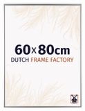 Dutch Frame Factory Fotolijst 60x80 cm Kunststof Zilver Hoogglans