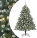 vidaXL Kunstkerstboom Groen 180 cm PVC Plastic Staal