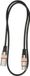 Stagg SMC1 RD 1 m 3-pins XLR man-vrouw microfoonkabel met rode ring, Zwart