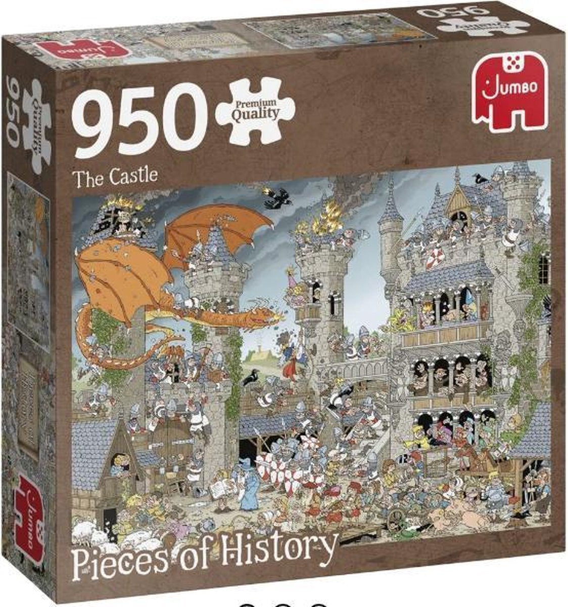 Jumbo Premium Collection Puzzel Pieces of History: Het Kasteel - Legpuzzel - 950 stukjes