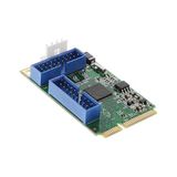 InLine 66905 Mini PCI kaart, 4x USB 3.0