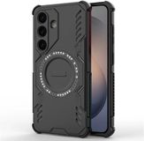 Techsuit Hoesje geschikt voor Samsung Galaxy S26 - ArmorMag Back Cover - Geschikt voor MagSafe - Zwart