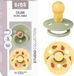 BIBS Fopspeen - 18-48 mois - 2-pack - Ronde - Sage/Pale Butter