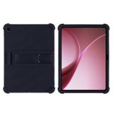 OnePlus Étui en silicone OnePlus Pad Go 2/Oppo Pad Air5 avec béquille - Noir
