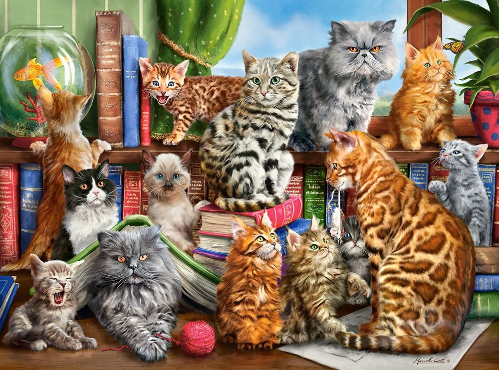 Castorland House of Cats Puzzel - 2000 stukjes