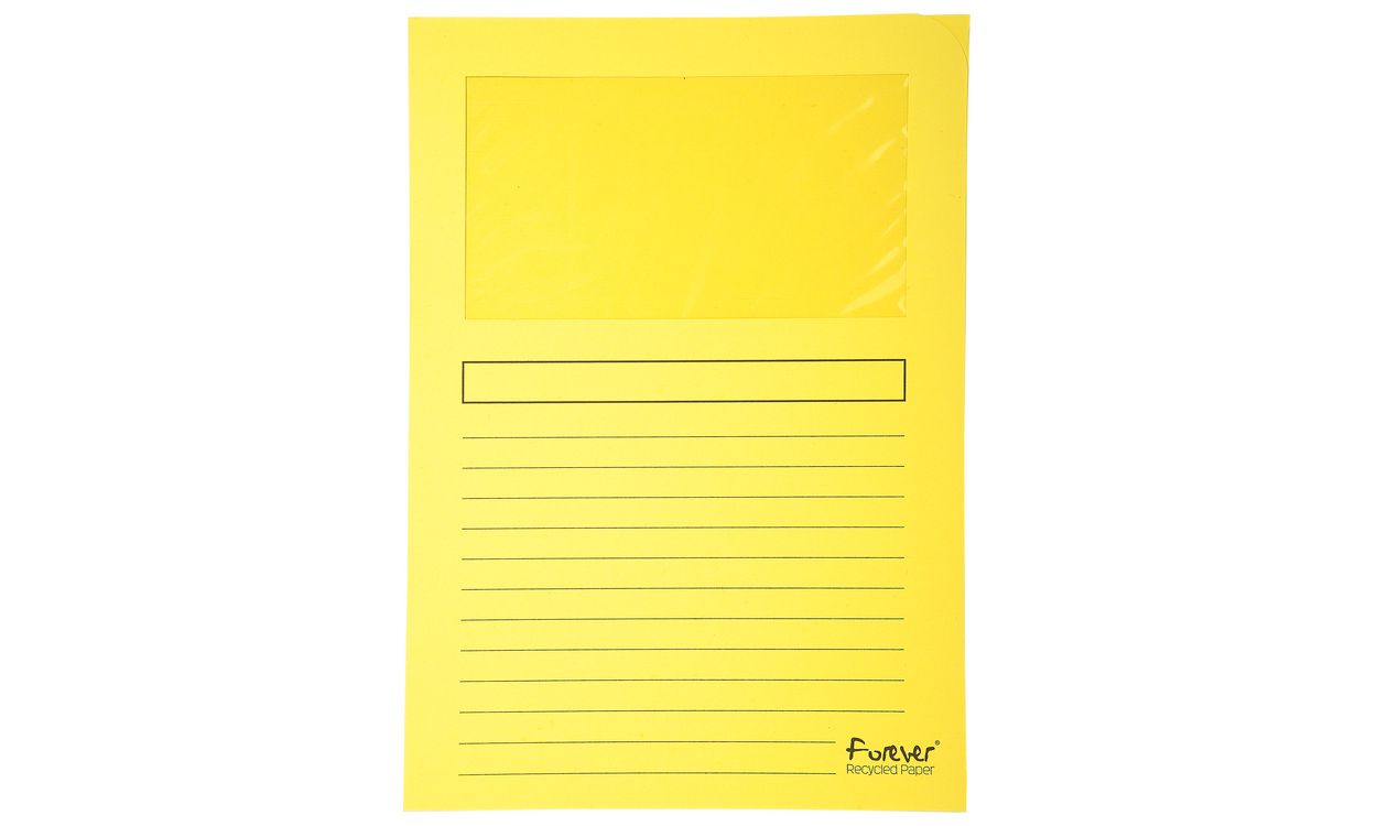 Exacompta Forever L-map - A4 - Geel - 25 stuks