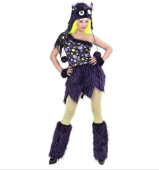 Widmann Monster Meisje Ms Comic Strip Vrouw Large Halloween Verkleedkleding