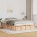 Prolenta Maison Exclusive - Bedframe, bruin, 135 x 190 cm, gemaakt van massief grenenhout