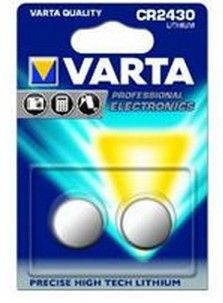 Varta CR2430 Lithium Knoopcel Batterijen - 2 stuks