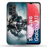 Beschermhoes Samsung Galaxy A13 Moto Cross Ombre Beschermhoes