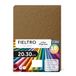 m-office Kleurrijke luiers, vilt om te knutselen, naaien en patchwork, materiaal voor scrapbooking en decoraties, doe-het-zelf set, ideaal handwerk en knutselen, 20 x 30 cm (bruin, 10 stuks)