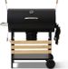 COOKING BOX MIKE EVOLUTION, 115x66x106 cm, avec 2 grilles chromées en acier, surface de cuisson de 71x35 cm, noir