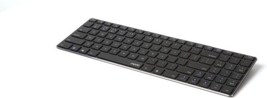 Rapoo E9100M Draadloos Toetsenbord - Zwart - QWERTY US