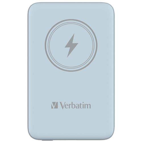 Verbatim Charge 'n' Go Magnetische Draadloze Power Bank 10000mAh Blauw