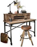 LOBERON Bureau Leognan bruin/zwart