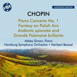Outhere Abbey Simon, Hamburg Symphony Orchestra, Heribert Beissel - Chopin: Piano Concerto No. 1 / Fantasy On Polish Airs (CD)