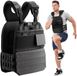 Latios Gilet lesté - Gilet d'entraînement réglable - Noir
