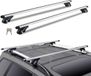 VEVOR 137 x 7,2 x 10,6 cm Barres de toit, capacité de charge de 90,7 kg, barres de toit pour voitures universelles, silencieuses et sans vibrations, une fois verrouillées, elles restent stables et sûres et offrent une protection antivol à 100%