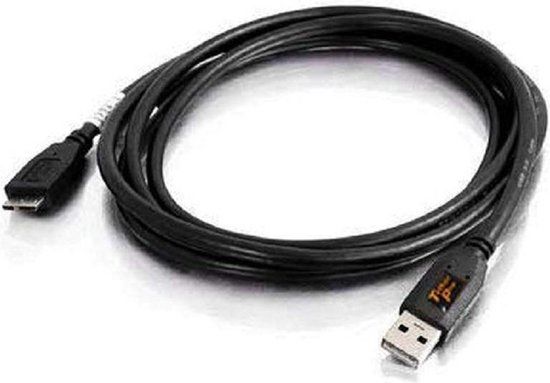 Tether Tools TetherPro USB 3.0 Male to Micro-B Cable - 4.5m - Black