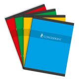 Conquerant 100100926 schrijfblok & schrift 96 vel Rood, Groen, Geel, Blauw