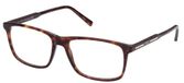 Tod's To5251 Lunettes de vue homme havane géométrique 57mm