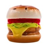 Keramische spaarpot als Hamburger - Cheeseburger - Burgerspaarpot - Saving-Box