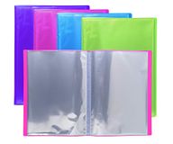 Exacompta - Ref 86770E - Iderama Collection - Semi-rigide Display Book - 240 x 320mm groot, geschikt voor A4 documenten, 30 zakken - diverse kleuren (Pack van 4)