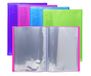 Exacompta - Ref 86770E - Iderama Collection - Semi-rigide Display Book - 240 x 320mm groot, geschikt voor A4 documenten, 30 zakken - diverse kleuren (Pack van 4)
