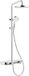 Mexen Axis set de douche en douche de pluie avec pile, chrome/blanc