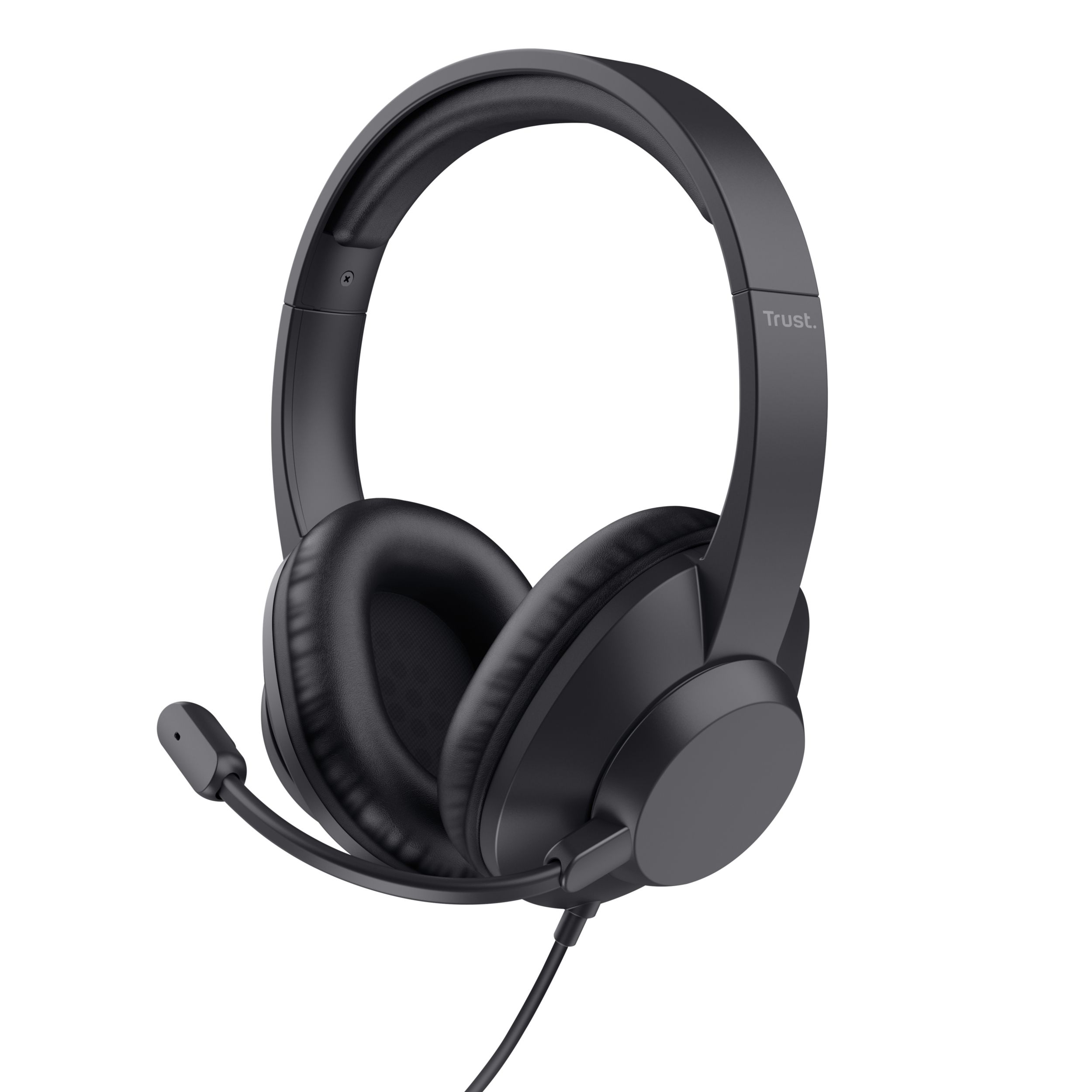 Trust Ayda Max Headset - Bedraad - Hoofdband - Kantoor/callcenter - Zwart
