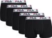 FILA Heren Basic Boxershorts 5 Pack Zwart Maat XL
