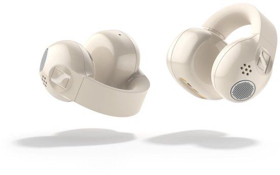 Sennheiser ACCENTUM Clip True Wireless Open Earbuds - Cream
