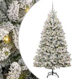 vidaXL Kunstkerstboom 240 cm 300 LED's Warmwit PVC en Staal