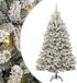 vidaXL Kunstkerstboom 240 cm 300 LED's Warmwit PVC en Staal