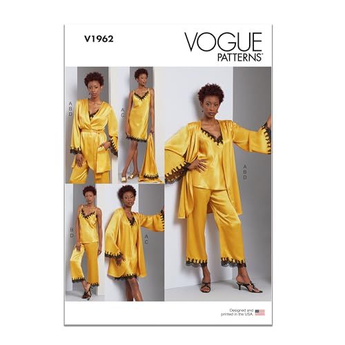 Vogue V1962F5 Misses' Dress, Top, Slip & Pants - F5 (16-18-20-22-24)