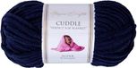 Utopia Crafts Cuddle Super Chunky Chenille Soft Yarn for Knitting and Crochet, 100g - 60m (Midnight Blue)