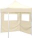 vidaXL Tente de réception 200 x 200 x 315 cm Crème Tissu Oxford