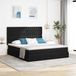 Maison Exclusive - Lit de rangement avec matelas, noir, 180 x 200 cm, velours