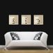Ambiance col-3D-dancing_Figurures wandsticker, vinyl, meerkleurig, 30 x 90 cm