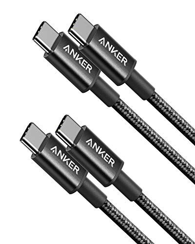 Anker Nylon USB-C naar USB-C Laadkabel 1m Zwart (2-pack)