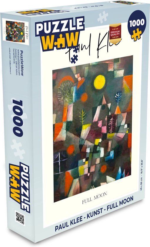 MuchoWow Puzzel Paul Klee - Kunst - Full moon - Legpuzzel - Puzzel 1000 stukjes volwassenen