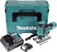 Makita JV 102 DSA1J accu-decoupeerzaag 12 V max. 90 mm borstelloos + 1x accu 2,0 Ah + oplader + Makpac