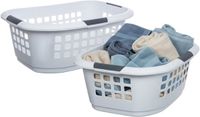 Benson Wasmand extra groot - 2x - wit - kunststof - 51 liter - 67 x 47 x 27 cm