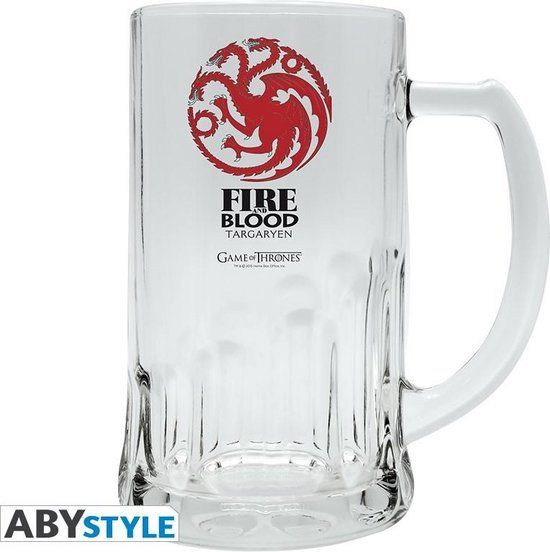 Game of Thrones Bierglas Targaryen 50 cl