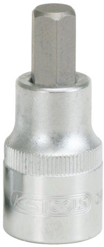 KS Tools 1/2" Bit-dopsleutel binnenzeskant, kort, 1/4"